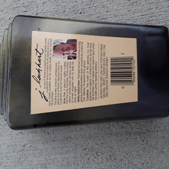 Vintage Beam Kentucky Whiskey J Lockhart Cardinal Decanter - Picture 5 of 7